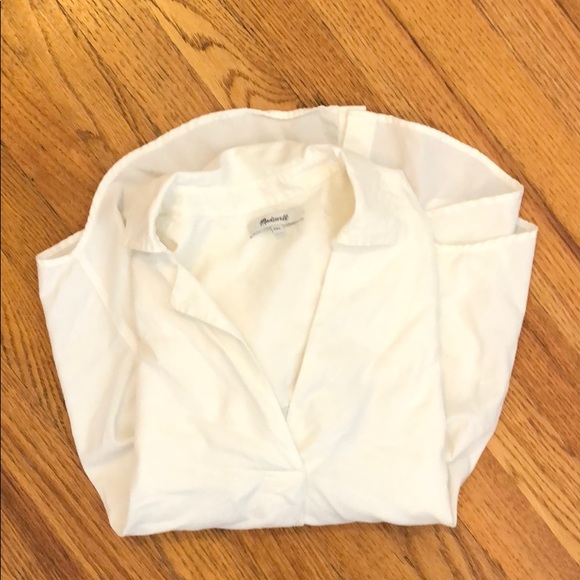 White Button Down Blouse by Madewell - Picture 4 of 4